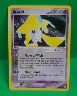 2004 Pokemon EX Hidden Legends Jirachi Holo 8/101 MINT Condition Grade Worthy - Image 2