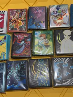 Lot Of 10 Pokemon Official TCG Sleeves (65&64 Ct.) Factory Sealed Read Describe - Image 3