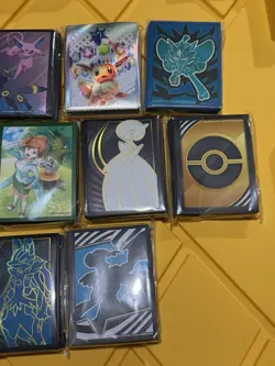 Lot Of 10 Pokemon Official TCG Sleeves (65&64 Ct.) Factory Sealed Read Describe - Image 4