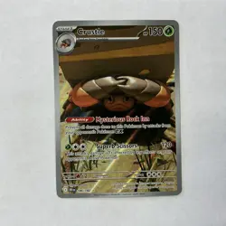 Pokemon Crustle Destined Rivals Holo 186/182 Illustration Rare Near Mint - Image 1