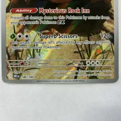 Pokemon Crustle Destined Rivals Holo 186/182 Illustration Rare Near Mint - Image 2