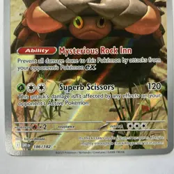Pokemon Crustle Destined Rivals Holo 186/182 Illustration Rare Near Mint - Image 3