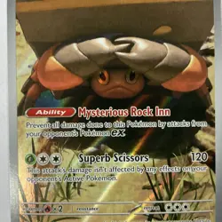 Pokemon Crustle Destined Rivals Holo 186/182 Illustration Rare Near Mint - Image 4