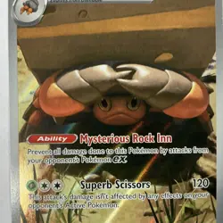 Pokemon Crustle Destined Rivals Holo 186/182 Illustration Rare Near Mint - Image 5