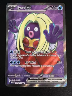 Jynx ex 191/165 Pokemon Scarlet & Violet English 151 Ultra Rare Full Art Holo NM - Image 1