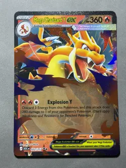 Mega Charizard Y ex 022/217 Ascended Heroes English Pokemon TCG - Image 1