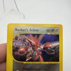 Pokemon Rocket's Scizor #4/9 Best of Game Promo NM - Image 3