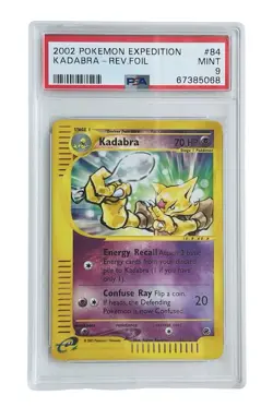 PSA 9 MINT Kadabra 84/165 Reverse Holo 2002 Pokemon Expedition - Image 1