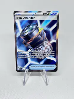Iron Defender 110/084 Ultra Rare Pokemon TCG Pitch Black ME05 English NM - Image 1