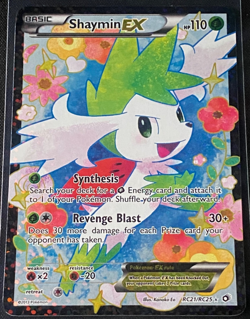 Shaymin EX RC21/RC25 Pokemon Legendary Treasures 2013 Full Art Holo LP - Image 1