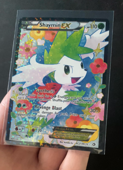 Shaymin EX RC21/RC25 Pokemon Legendary Treasures 2013 Full Art Holo LP - Image 2