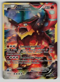 Volcanion - XY185 Holo XY Promo Pokemon LP (small indents And crease) - Image 1