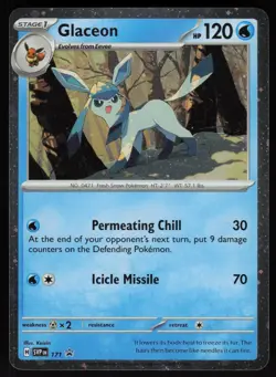 Glaceon (Cosmos Holo) 171 Promo Scarlet & Violet Promo Pokemon Near Mint - Image 1
