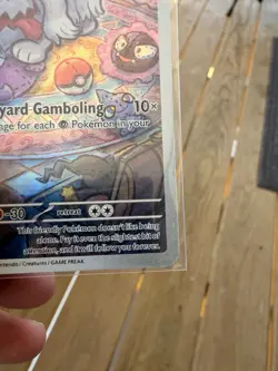 Pokemon TCG Greavard 214/198 Scarlet & Violet Illus Rare Holo English - Image 5