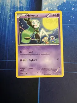Pokemon TCG Meloetta Black Star Promo BW68 Regular - Image 1