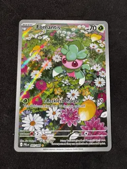 Fomantis 085/084 Illustration Rare Pokemon TCG Pitch Black ME05 English NM IR - Image 1