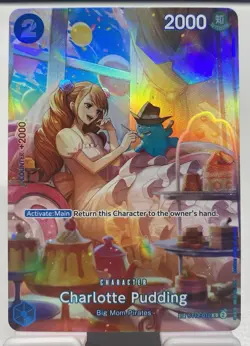 One Piece TCG Charlotte Pudding (SP) ST12-012 Royal Blood OP10 Foil English - Image 1