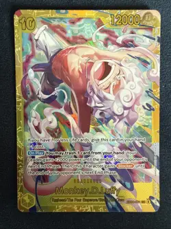 One Piece CCG TCG Monkey.D.Luffy EB04-061 Sec Alt Art English Near Mint - Image 1