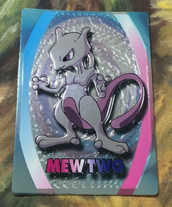 Mewtwo Japanese Meiji Embossed Promo Foil Pokemon Card #2865 - Image 1