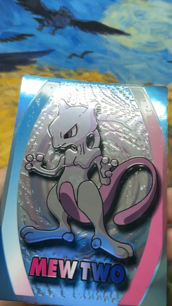 Mewtwo Japanese Meiji Embossed Promo Foil Pokemon Card #2865 - Image 2