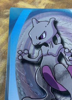 Mewtwo Japanese Meiji Embossed Promo Foil Pokemon Card #2865 - Image 3