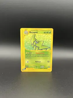 Metapod 87/165 Uncommon E-Reader Series 2002 Pokemon Card Near Mint (NM) - Image 1