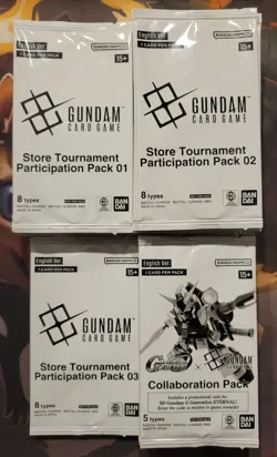 Gundam Card Game Promo Pack Lot *SEALED* (See Description for Details) - Image 1