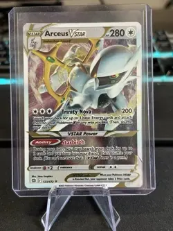 Arceus VSTAR - 123/172 - Pokemon Brilliant Stars Sword Shield Metal Card NM - Image 1