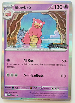 Slowbro MEP 083 Pitch Black Prerelease Pokemon Card Promo - English - Image 1