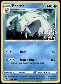 Beartic (Holiday Calendar) Holo Promo Miscellaneous Cards & Products 049/189 NM - Image 1