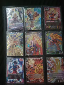 DragonBall TCG X9 Son Goku Card Bundle SPR Sr Explosive and Promos Rare Nm - Image 1