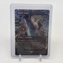 Borderless Foil Buster Sword 0351 MTG Final Fantasy! - Image 1