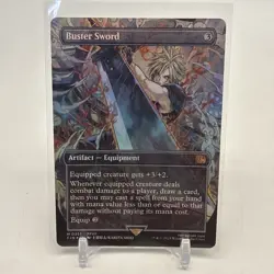 Borderless Foil Buster Sword 0351 MTG Final Fantasy! - Image 2
