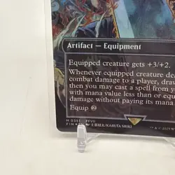 Borderless Foil Buster Sword 0351 MTG Final Fantasy! - Image 3