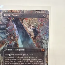 Borderless Foil Buster Sword 0351 MTG Final Fantasy! - Image 5