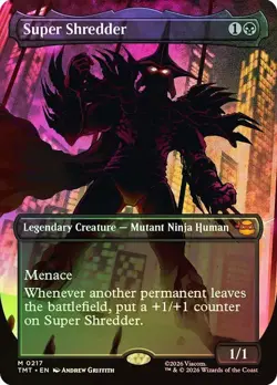 Super Shredder Foil Showcase Teenage Mutant Ninja Turtles NM MTG - Image 1