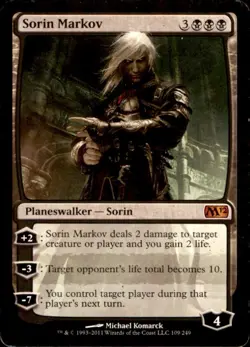 Magic: The Gathering Planeswalker Sorin Markov Sorin Markov Mythic Regular - Image 1