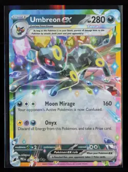 Umbreon ex 060/131 Holo Double Rare Prismatic Evolutions Pokemon Holo Near Mint - Image 1