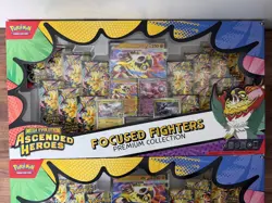 2X Pokemon TCG Ascended Hero’s Focused Fighters Premium Collection Sealed Lot 2 - Image 3