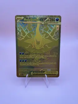 Mega Darkrai EX 120/084 Hyper Rare Gold Full Art Pokemon TCG English Pitch Black - Image 2