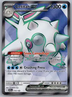 2025 Cetitan ex 210/182 Pokemon Destined Rivals - Image 1