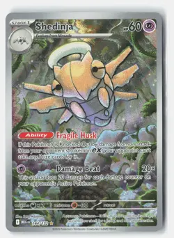 Shedinja 144/132 Illustration Rare Mega Evolution Pokemon Holo Near Mint - Image 1