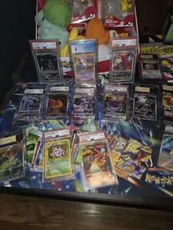 Huge Pokemon Collection Slabs,Binders,Toys, Accessories!!! Great Starter!! - Image 3