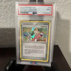 PSA 9 Copycat Reverse Holo Pokemon Card 2006 Dragon Frontiers 73/101 - Image 1
