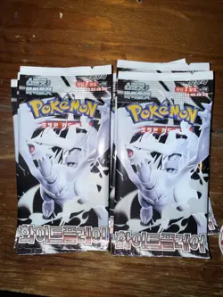 Pokemon TCG Booster 6 Packs Korean Language New - Image 1