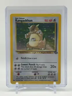 1999 Pokemon TCG Jungle - Kangaskhan 5/64 Holo Unlimited - Near Mint - Image 1