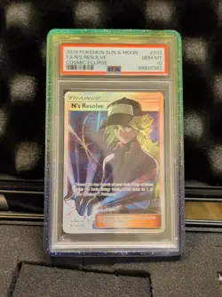 N's Resolve #232 Cosmic Eclipse 2019 Pokemon PSA 10 - Image 1