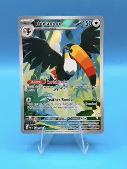Pokemon TCG Pitch Black Toucannon 94/84 English Full Art Illustration Rare - Image 1