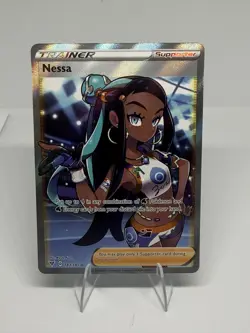 Pokemon Nessa (Full Art) SWSH04: Vivid Voltage 183/185 NM - Image 1