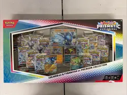 Pokemon TCG: Prismatic Evo Lucario Tyranitar Ex Premium Collection Sealed Box - Image 1